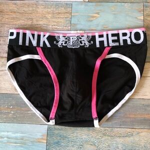 Size 28-30 PINK HERO SEXY BRIEF